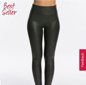 Spanx Faux Leather Leggings Small